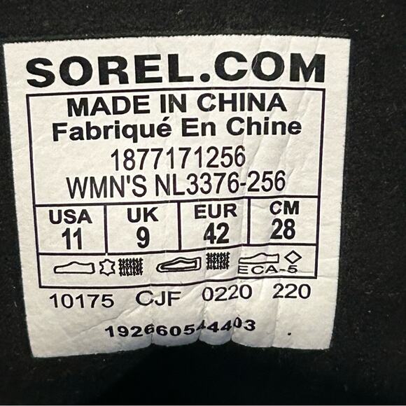 Sorel Lexie Wedge Boots Tobacco Brown Winter Waterproof Size 11 - Picture 8 of 12